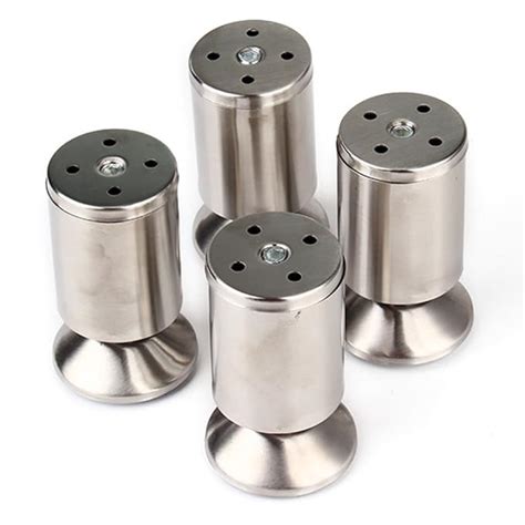 stainless steel cabinet feet|adjustable metal kitchen cabinet legs.